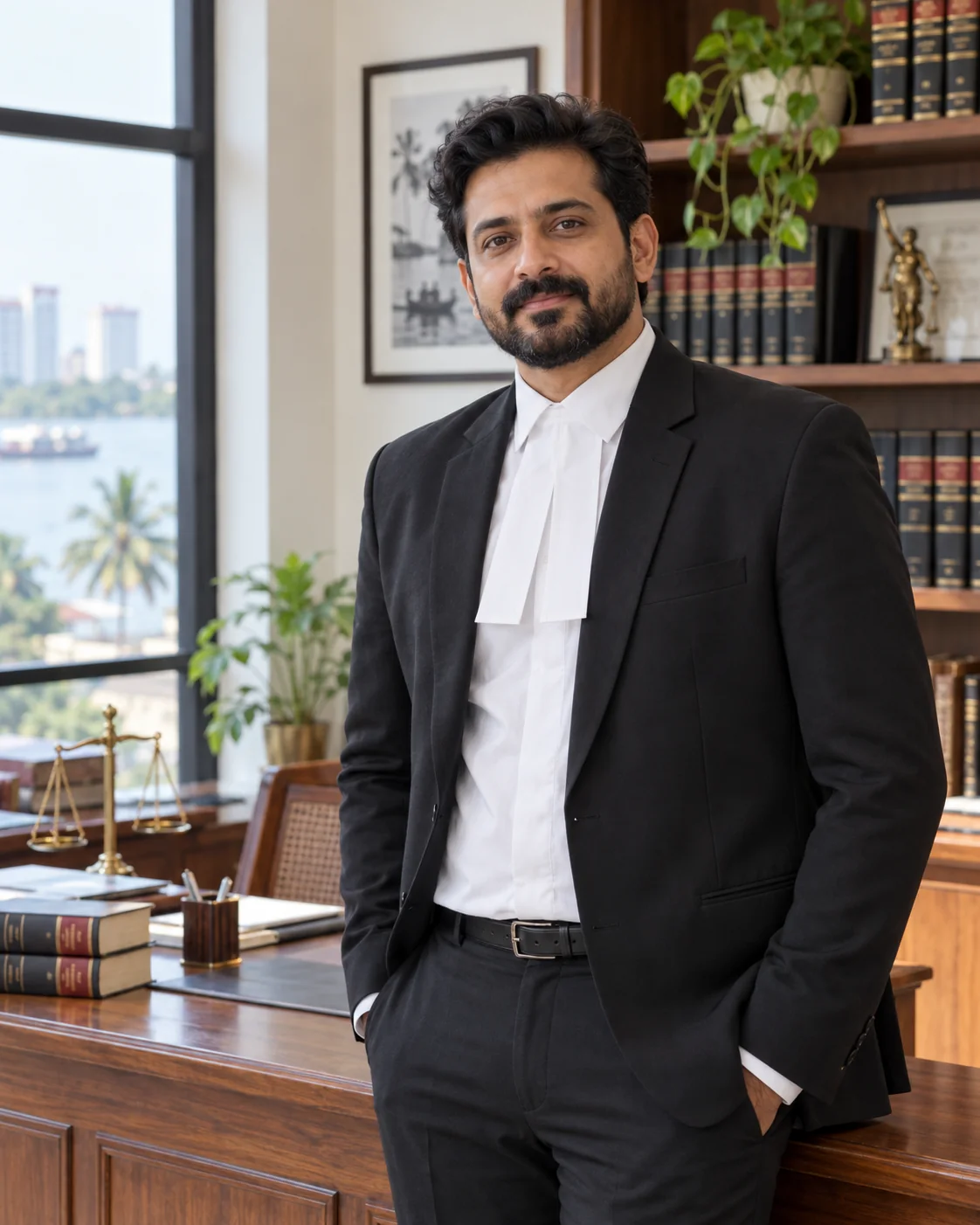 Illustrative portrait used on the fictional advocate demo website
